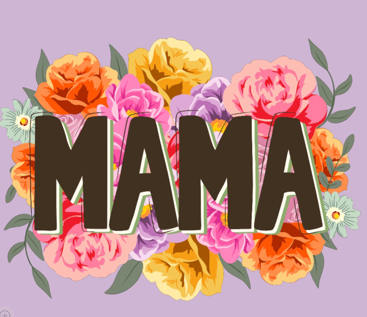 Mama T-shirt with Roses