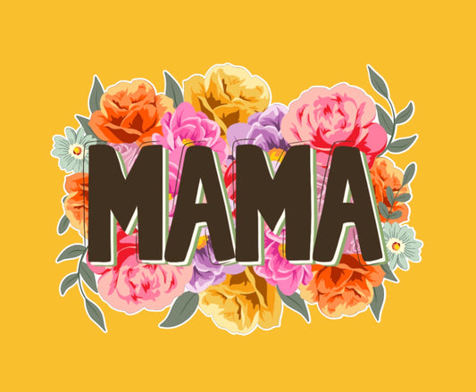 Mama T-shirt with Roses